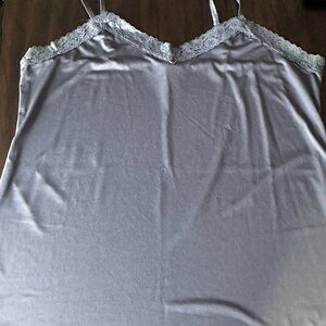 Fashion Bug Lace Cami Dk Grey size 1X